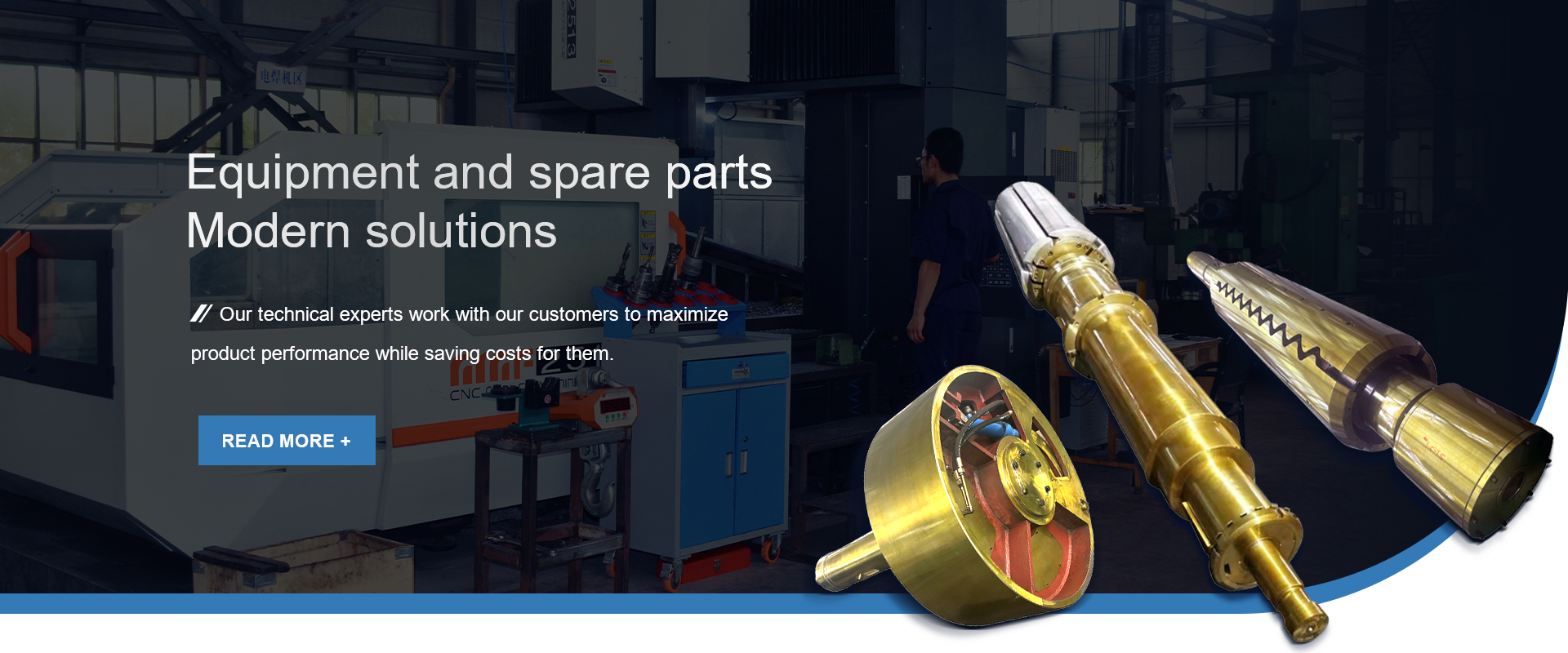 Equipment and spare parts Modern solutions